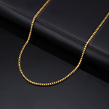 Ατσάλινη Αλυσίδα Λαιμού Σταυρός CH56 Gold