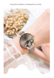 Curren C9068 Silver Grey Γυναικείο Ρολόι με Γκρι Καντράν