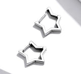 BAMOER σκουλαρίκια κρίκοι SCE1136, ασήμι 925, ασημί