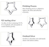 BAMOER σκουλαρίκια κρίκοι SCE1136, ασήμι 925, ασημί