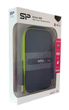 SILICON POWER εξωτερικός HDD Armor A60, 1TB, USB 3.2, πράσινος