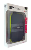 SILICON POWER εξωτερικός HDD Armor A60, 1TB, USB 3.2, πράσινος