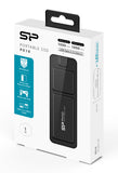 SILICON POWER εξωτερικός SSD PX10, 1TB, USB 3.2, 1050-1050MB/s, μαύρος