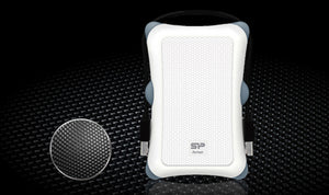 SILICON POWER εξωτερικός HDD Armor A30, 2TB, USB 3.2, λευκός