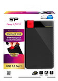 SILICON POWER Εξωτερικός HDD 4TB Diamond D30 D3L, USB 3.1, Black