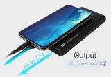 SILICON POWER power bank GP15, 10000mAh, 2x USB output, 2.1A, μαύρο