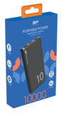 SILICON POWER power bank GP15, 10000mAh, 2x USB output, 2.1A, μαύρο