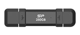 SILICON POWER εξωτερικός SSD Marvel Xtreme DS72, USB-C/USB 3.2, 250GB, μαύρο