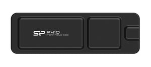 SILICON POWER εξωτερικός SSD PX10, 512GB, USB 3.2, 1050-1050MB/s, μαύρος