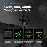 ZEBLAZE smartwatch Stratos 2 Ultra, heart rate, 1.43" AMOLED, GPS, MIL-STD-810H, μαύρο