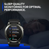 ZEBLAZE smartwatch Stratos 3 Pro, heart rate, 1.43" AMOLED, GPS, μαύρο