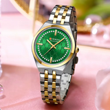 Curren C9096 Silver Green Γυναικείο Ρολόι με Πράσινο Καντράν