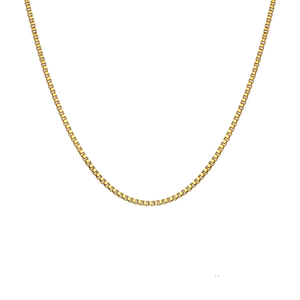 Ατσάλινη Αλυσίδα Λαιμού Σταυρός CH56 Gold