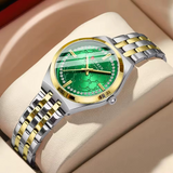 Curren C9096 Silver Green Γυναικείο Ρολόι με Πράσινο Καντράν