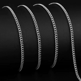 Ατσάλινη Αλυσίδα Λαιμού CH48 Silver