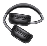 USAMS headphones YG23, ασύρματα & ενσύρματα, Φ40mm, 300mAh, μαύρα