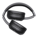 USAMS headphones YG23, ασύρματα & ενσύρματα, Φ40mm, 300mAh, μαύρα