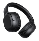 USAMS headphones YG23, ασύρματα & ενσύρματα, Φ40mm, 300mAh, μαύρα