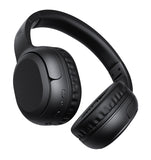 USAMS headphones YG23, ασύρματα & ενσύρματα, Φ40mm, 300mAh, μαύρα
