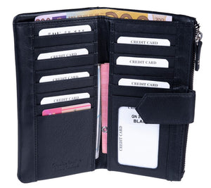 Γυναικείο Δερμάτινο Πορτοφόλι GN 3-6780 Black