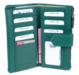 Дамски кожен портфейл GN 3-6780 зелен