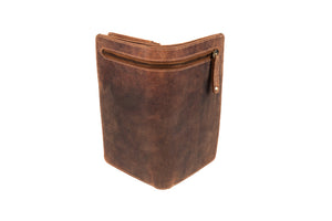 Μεγάλο Δερμάτινο Γυναικείο HUR 10-847 Καφέ