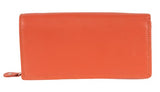 Μεγάλο Δερμάτινο Γυναικείο Πορτοφόλι GN 3-818 Πορτοκαλί