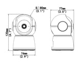 UNIARCH smart κάμερα UHO-S2E-M3, 3MP, WiFi, PTZ, SD