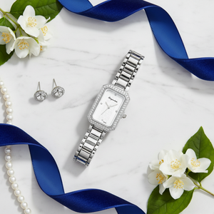 Vintage Γυναικείο Ρολόι AnnaBell Silver με Ασημί Μεταλλικό Μπρασελέ