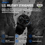 ZEBLAZE smartwatch Vibe 8 με φακό, heart rate, 1.43" AMOLED, 5 ΑΤΜ, MIL-STD-810H, μαύρο