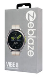 ZEBLAZE smartwatch Vibe 8 με φακό, heart rate, 1.43" AMOLED, 5 ΑΤΜ, MIL-STD-810H, μαύρο