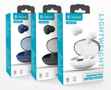 CELEBRAT earphones με θήκη φόρτισης TWS-W32, True Wireless, Φ8mm, λευκά