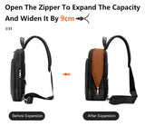 ARCTIC HUNTER τσάντα Crossbody XB00113-BK, αδιάβροχη, μαύρη