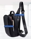 ARCTIC HUNTER τσάντα Crossbody XB00541, με θήκη tablet, 4L, μαύρη