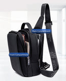 ARCTIC HUNTER τσάντα Crossbody XB00541, με θήκη tablet, 4L, γκρι