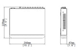 UNIARCH XVR υβριδικό καταγραφικό XVR-116G3, H.265/H.264, 5MP, 16 κανάλια