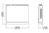 UNIARCH XVR υβριδικό καταγραφικό XVR-116G3, H.265/H.264, 5MP, 16 κανάλια