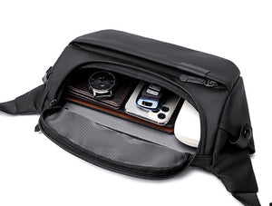 ARCTIC HUNTER τσάντα Crossbody Y00565 με θήκη tablet, 4L, μαύρη