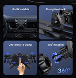 USAMS βάση smartphone αυτοκινήτου US-ZJ077 για αεραγωγούς, μαύρη