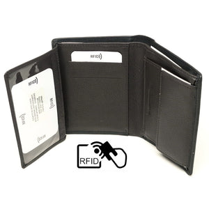 ALPHA STATUS 10104D RFID BLACK ΔΕΡΜΑΤΙΝΟ ΠΟΡΤΟΦΟΛΙ