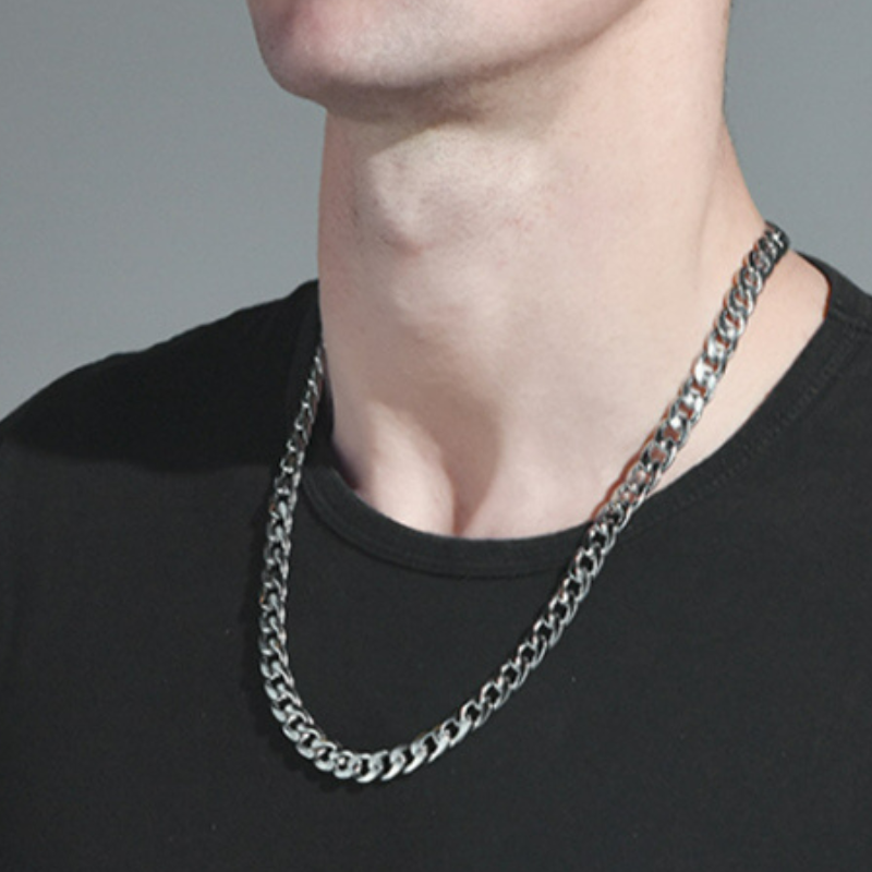 Ατσάλινη Αλυσίδα Λαιμού CH18 Silver