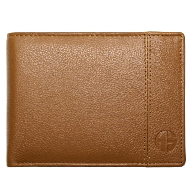 Δερμάτινο Πορτοφόλι ALPHA STATUS 10101-F RFID TAN