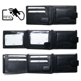 Δερμάτινο Πορτοφόλι ALPHA STATUS 10106-0 RFID BLACK