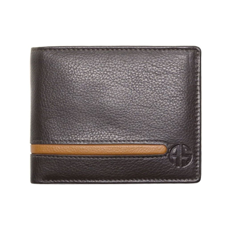 Δερμάτινο Πορτοφόλι ALPHA STATUS 10110-0 RFID COCCOA BROWN