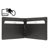 Δερμάτινο Πορτοφόλι ALPHA STATUS 10112-0 RFID BLACK ΜΕ ΠΙΑΣΤΡΑ