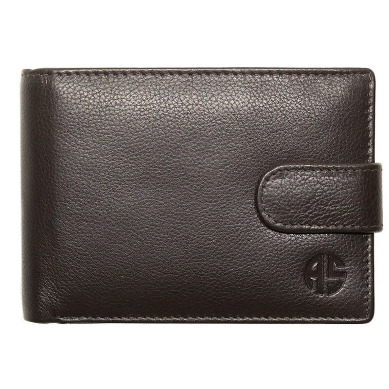 Δερμάτινο Πορτοφόλι ALPHA STATUS 10113-0 RFID COCCOA BROWN