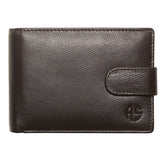 Δερμάτινο Πορτοφόλι ALPHA STATUS 10113-0 RFID COCCOA BROWN