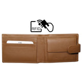 Δερμάτινο Πορτοφόλι ALPHA STATUS 10113-0 RFID TAN