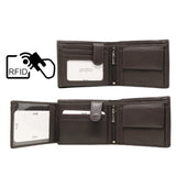 Δερμάτινο Πορτοφόλι ALPHA STATUS 10114-0 RFID COCCOA BROWN