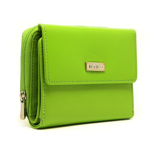 MENTZO L201 GREEN RFID CALYPSO ΔΕΡΜΑΤΙΝΟ ΠΟΡΤΟΦΟΛΙ